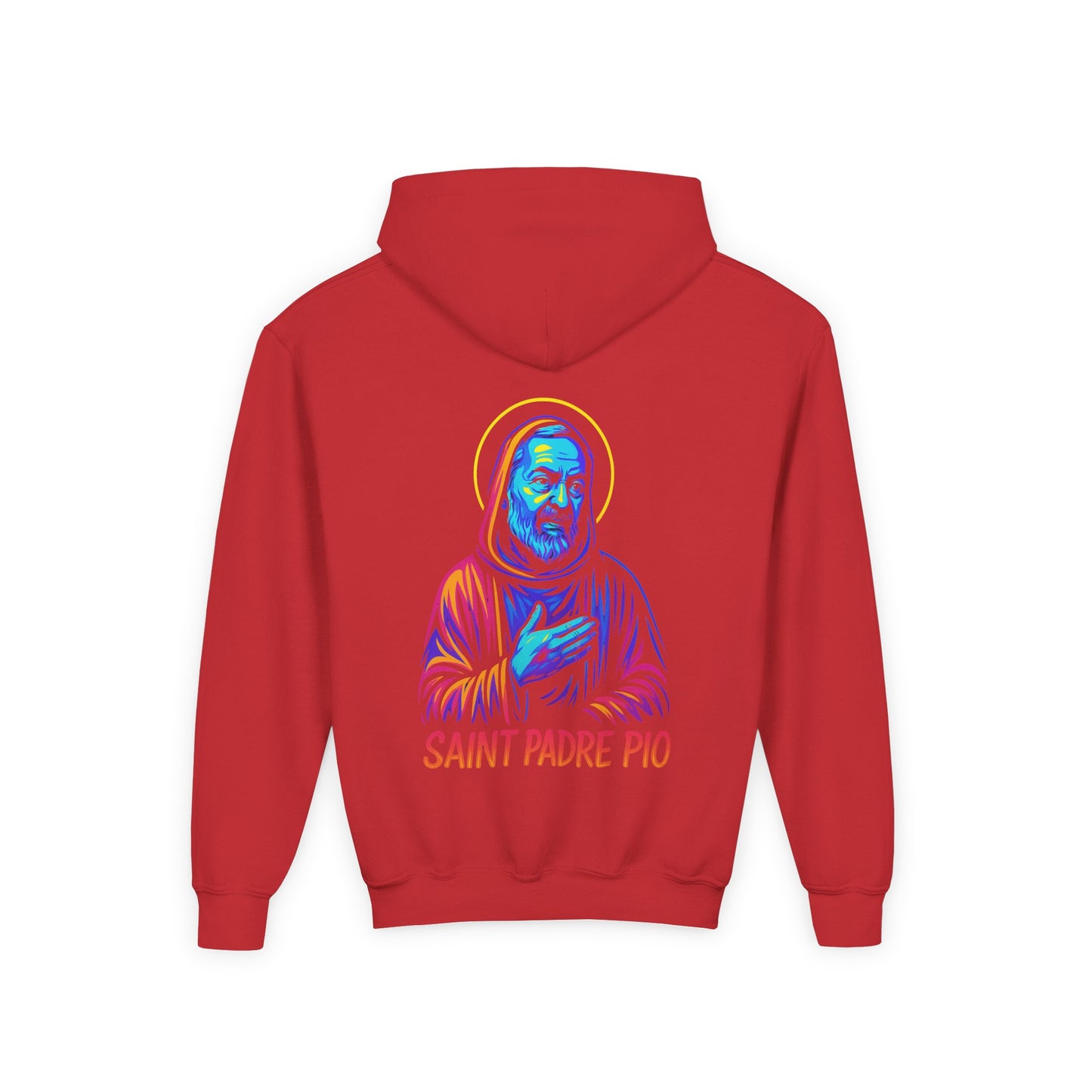St. Padre Pio Youth Hoodie | Catholic Streetwear for Kids