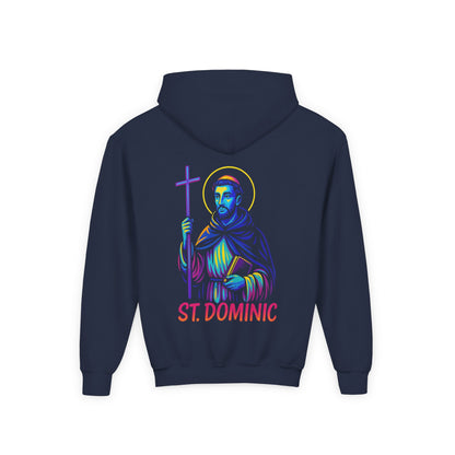 St. Dominic | Kids Catholic Hoodie | Rosary Saint