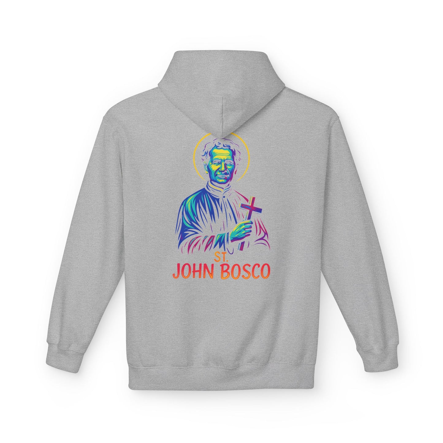 St. John Bosco Neon Hoodie | Catholic Streetwear – Faith, Hustle & Hope for the Youth