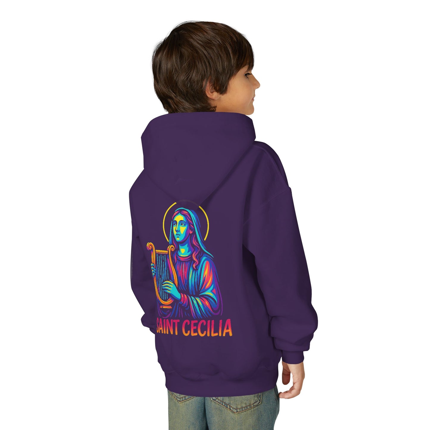 St. Cecilia Youth Hoodie | Catholic Streetwear for Kids