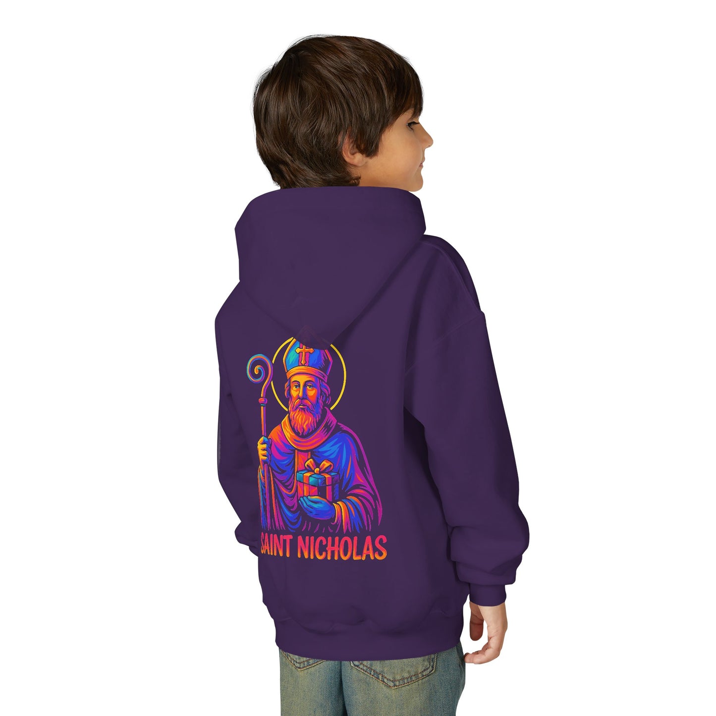 St. Nicholas Youth Hoodie | Catholic Streetwear for Kids