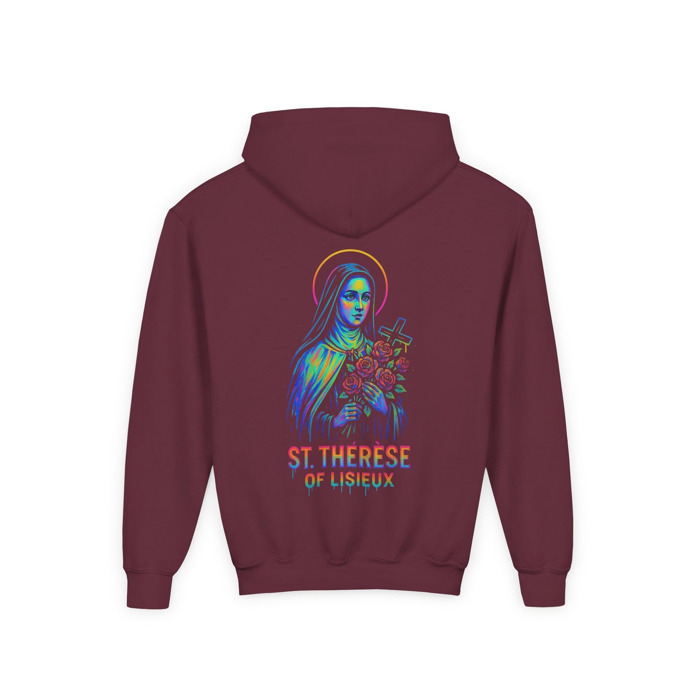 St. Thérèse of Lisieux Youth Hoodie | Catholic Streetwear for Kids