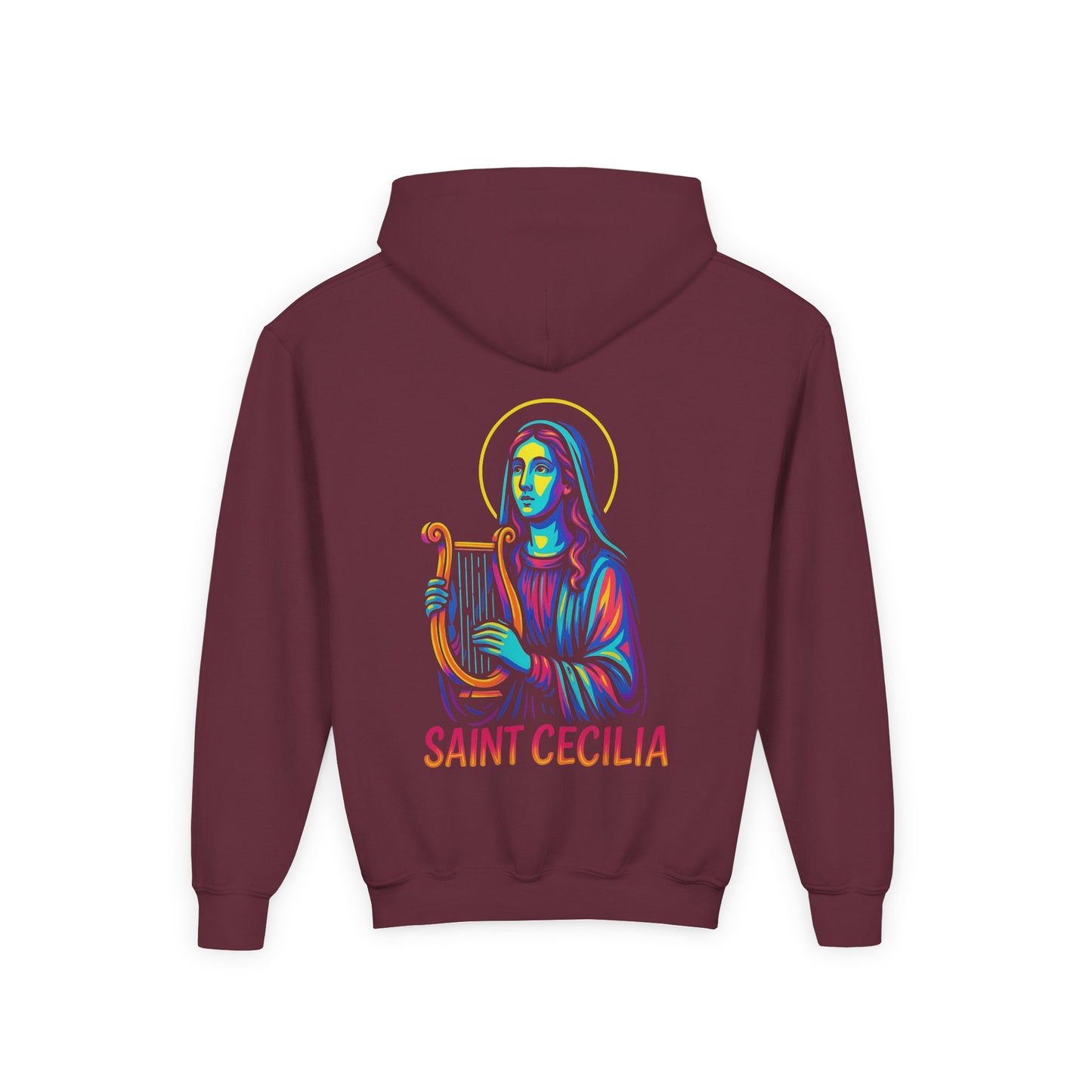 St. Cecilia Youth Hoodie | Catholic Streetwear for Kids