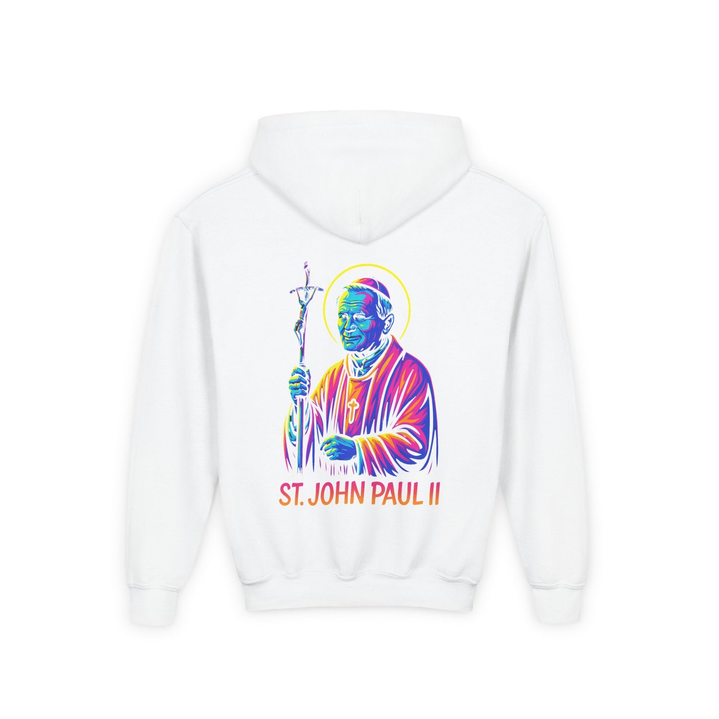 St. John Paul II Youth Hoodie | Catholic Streetwear for Kids