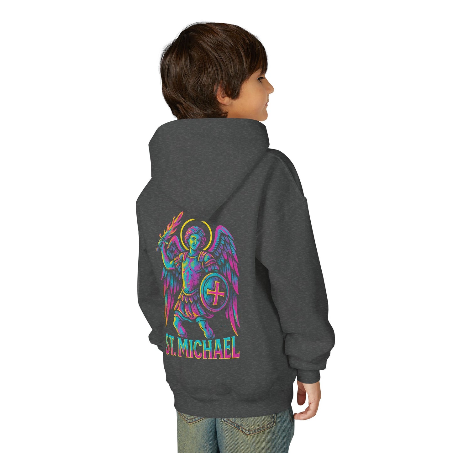 St. Michael the Archangel Youth Hoodie | Catholic Streetwear for Kids