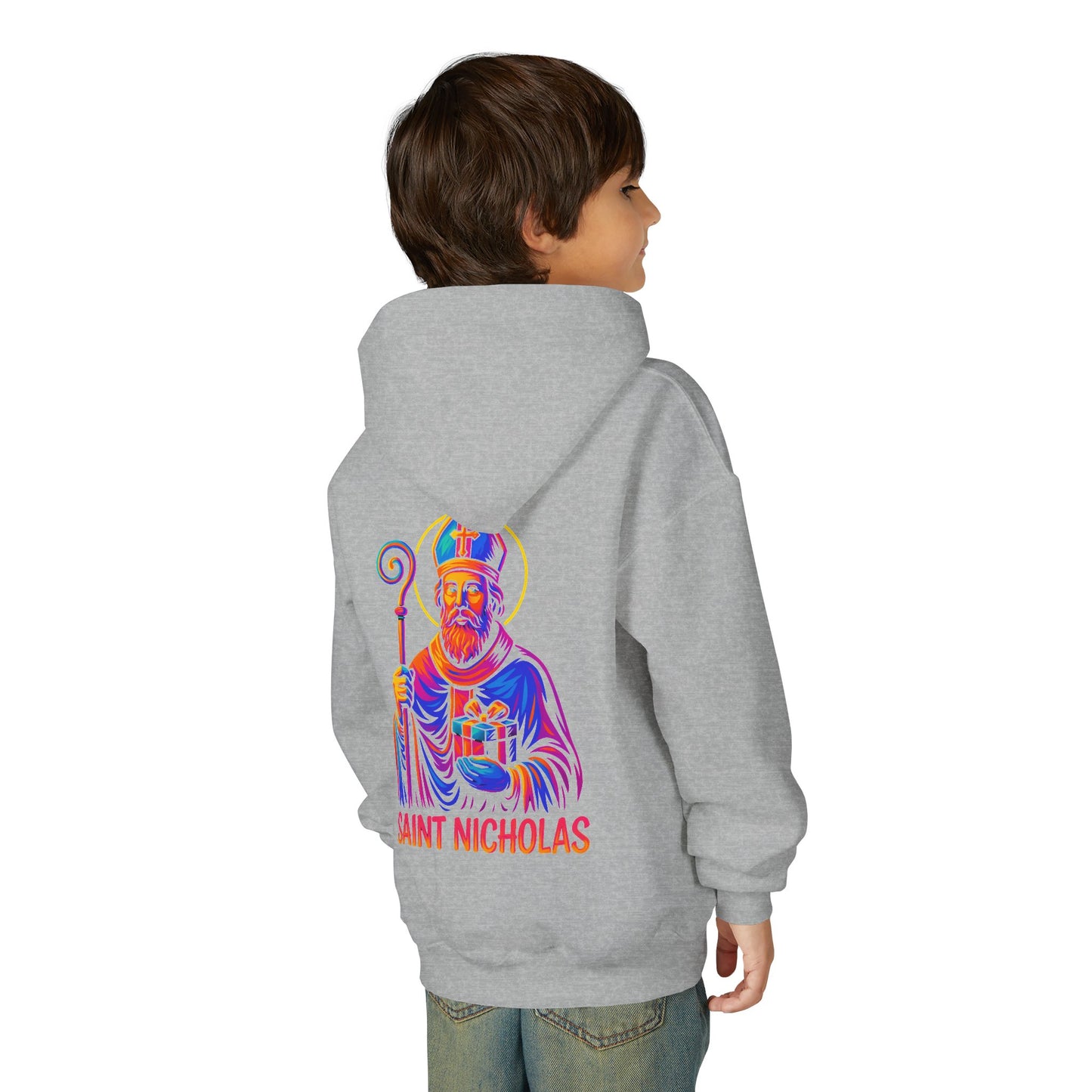 St. Nicholas Youth Hoodie | Catholic Streetwear for Kids