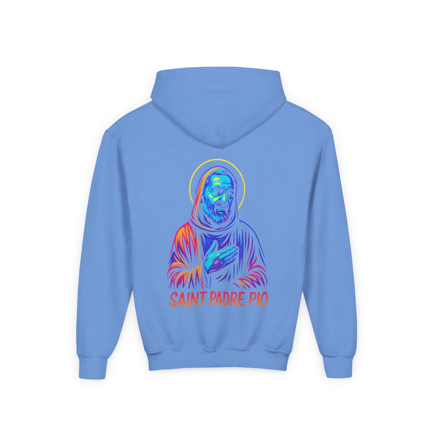 St. Padre Pio Youth Hoodie | Catholic Streetwear for Kids