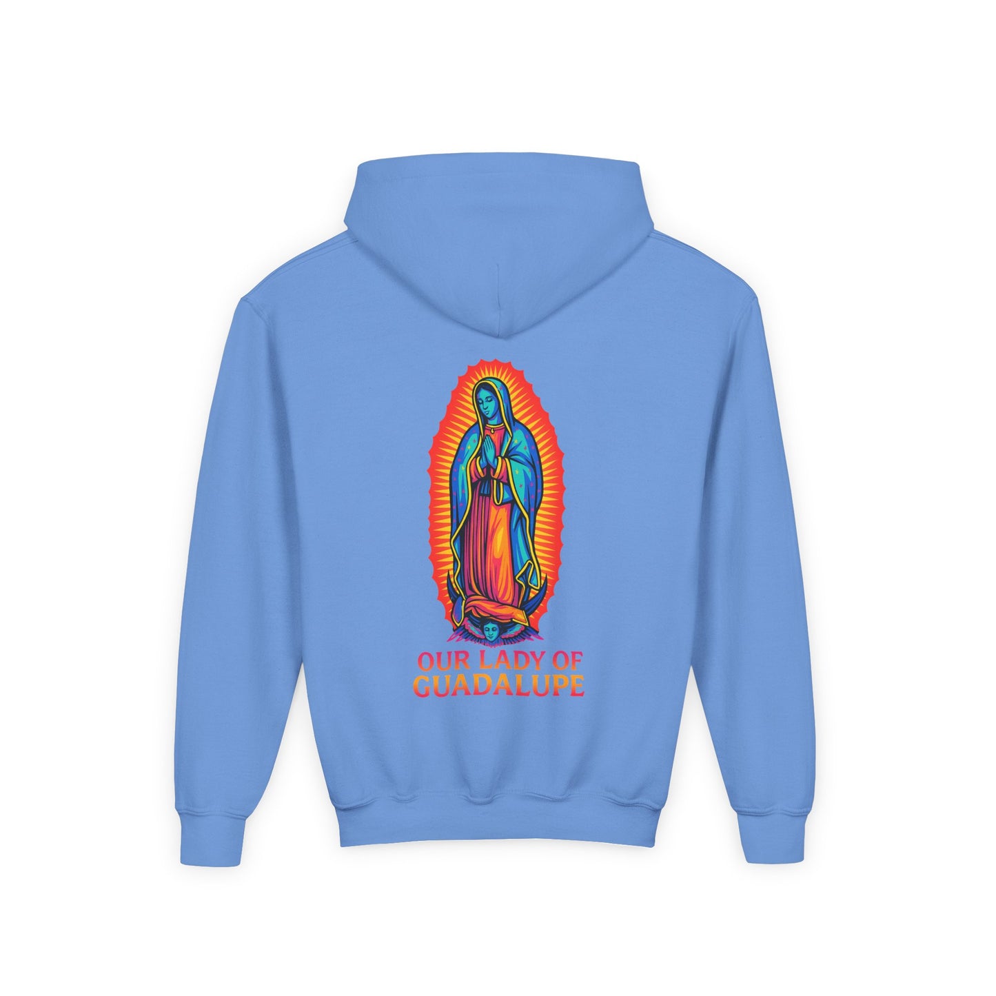 Our Lady of Guadalupe Youth Hoodie | Catholic Streetwear for Kids