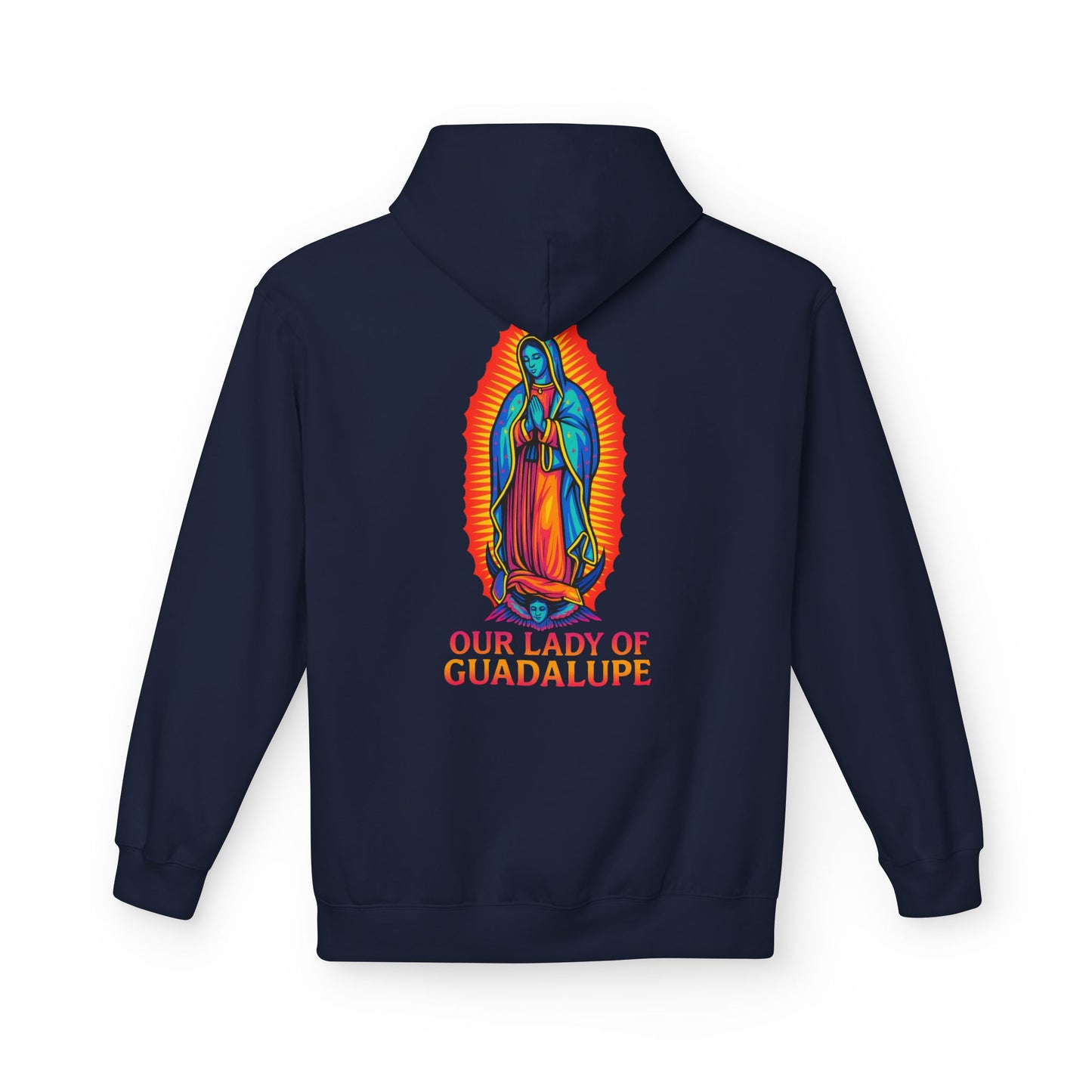 Our Lady of Guadalupe Hoodie | Virgin Mary Hoodie | Catholic Streetwear | Faith Graphic Hoodie | Guadalupe Sweatshirt