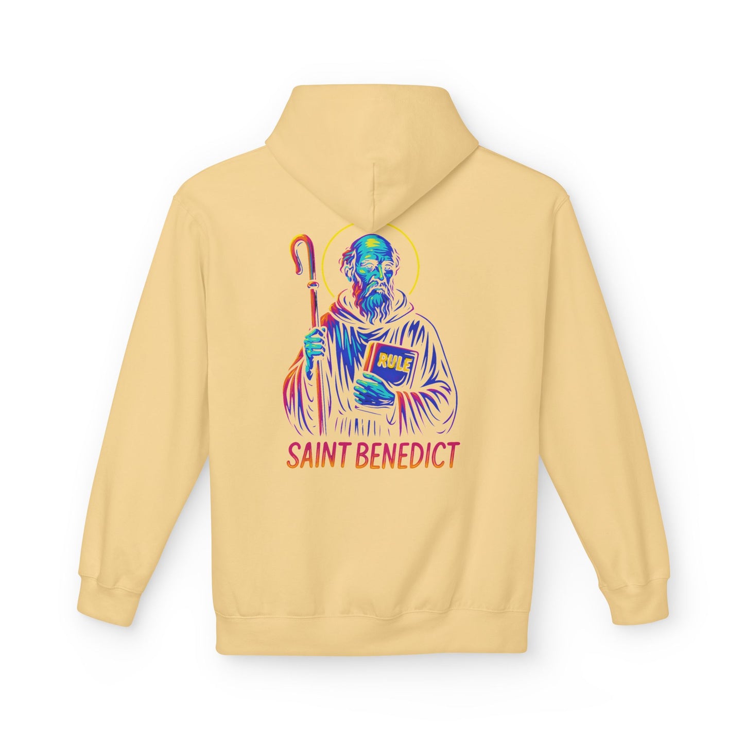 St. Benedict Hoodie | Catholic Saint Hoodie | Christian Streetwear | Patron Saint Gift