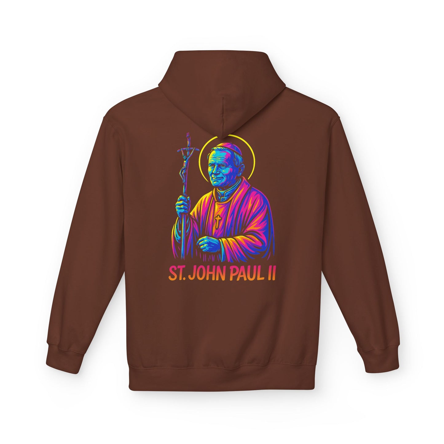 St. John Paul II Hoodie | Catholic Saint Hoodie | Christian Streetwear | Patron Saint Gift