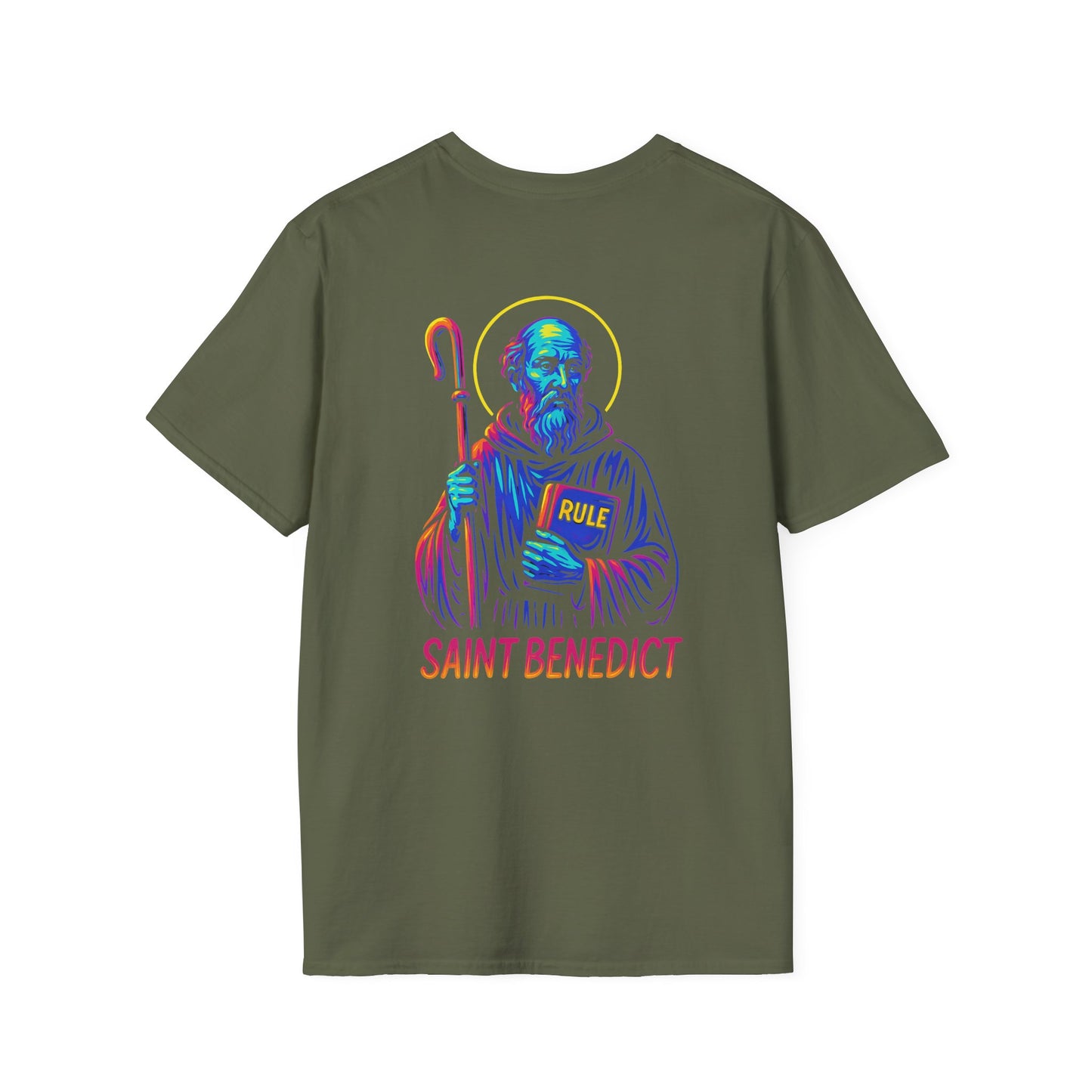 St. Benedict T-Shirt | Catholic Streetwear | Faith-Inspired Apparel