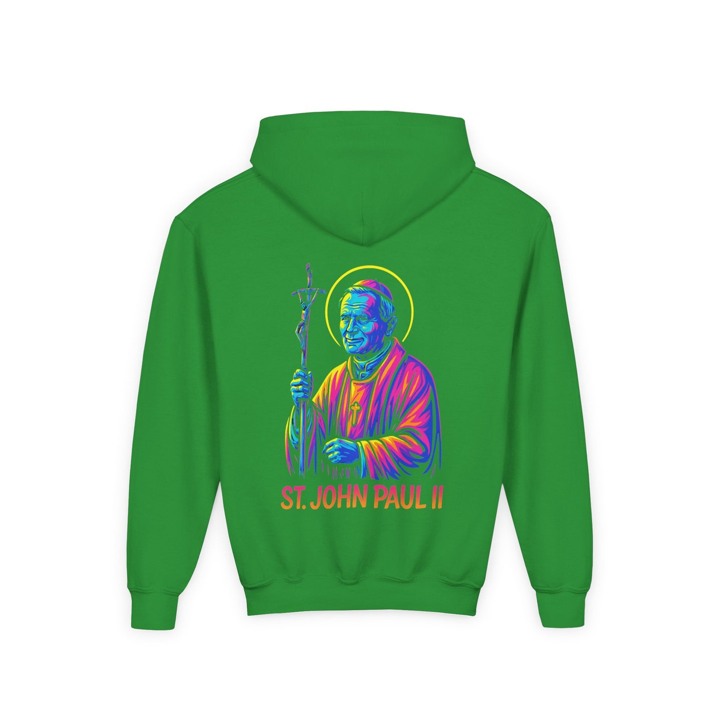 St. John Paul II Youth Hoodie | Catholic Streetwear for Kids