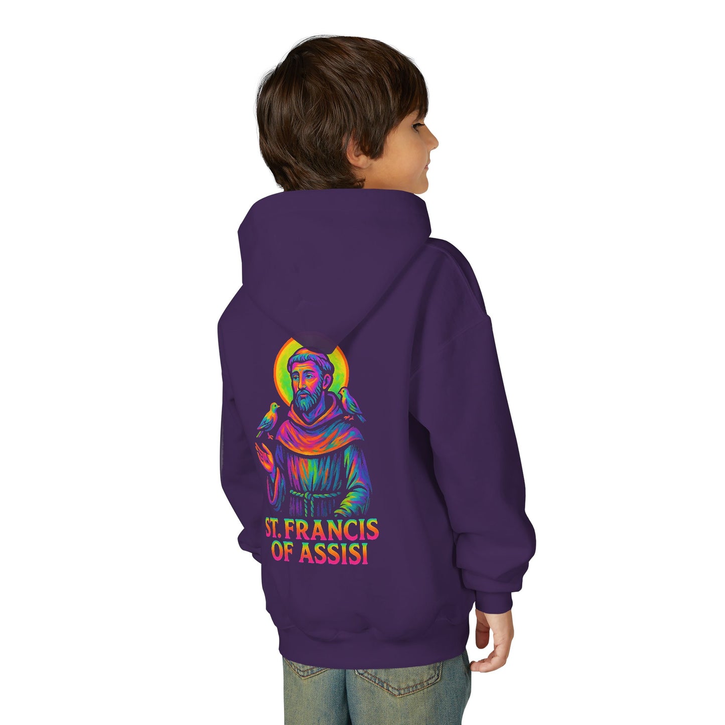 St. Francis of Assisi Youth Hoodie | Catholic Streetwear for Kids