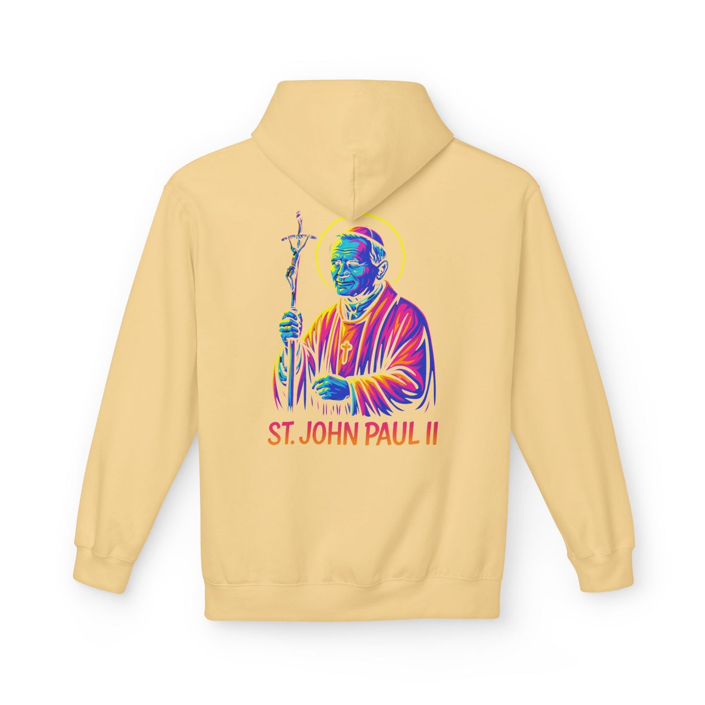 St. John Paul II Hoodie | Catholic Saint Hoodie | Christian Streetwear | Patron Saint Gift