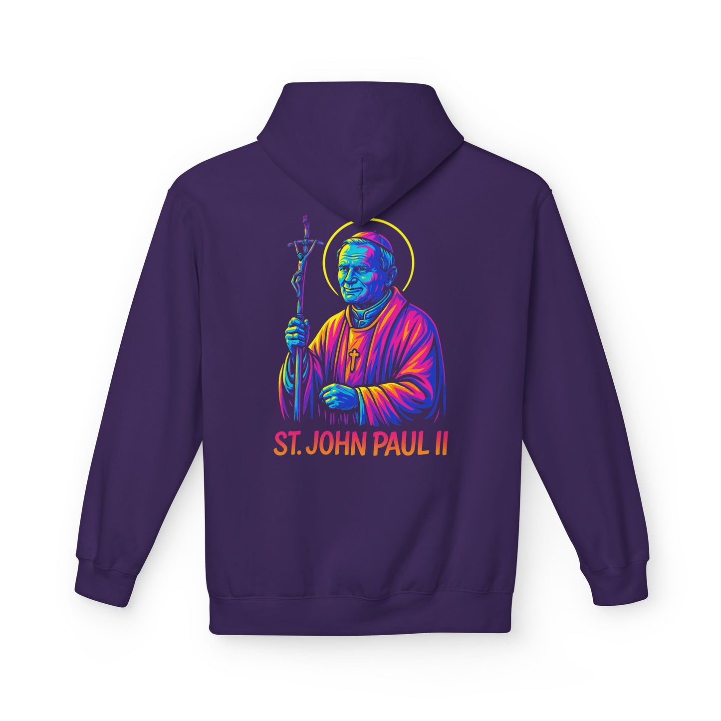 St. John Paul II Hoodie | Catholic Saint Hoodie | Christian Streetwear | Patron Saint Gift