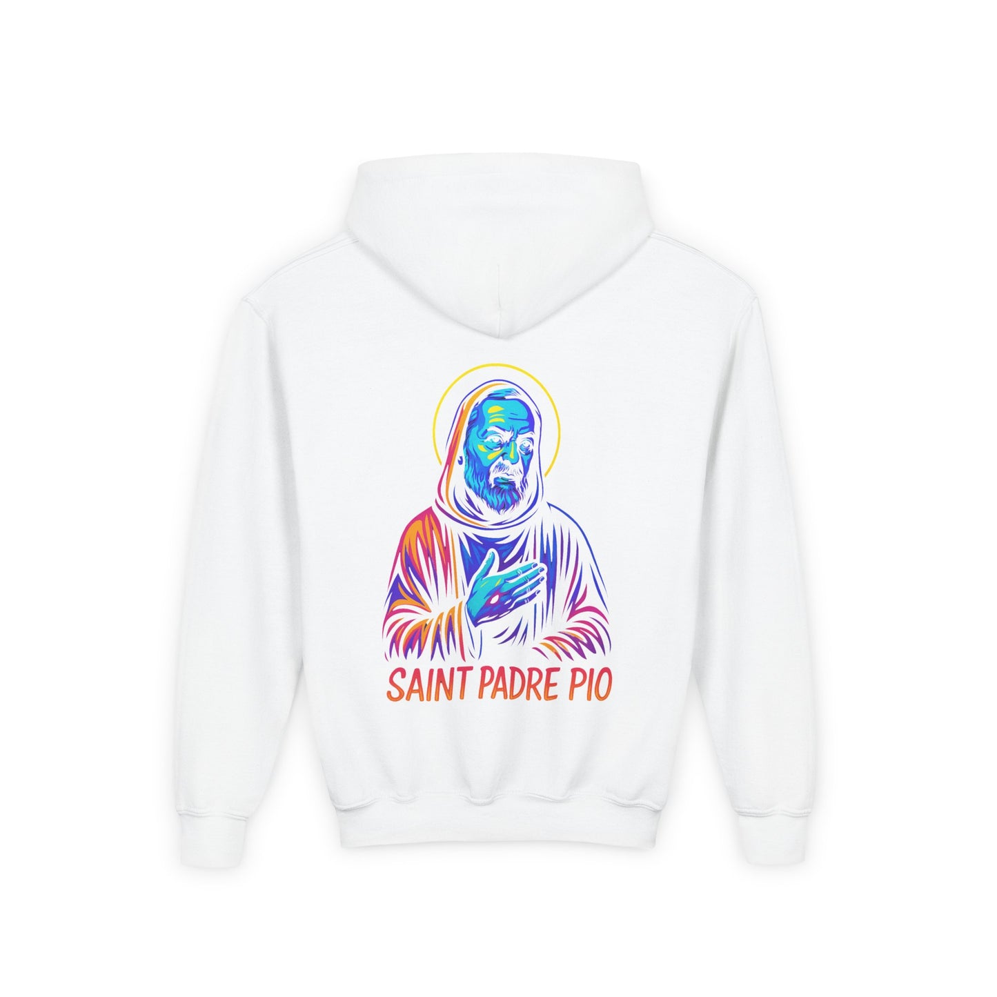 St. Padre Pio Youth Hoodie | Catholic Streetwear for Kids