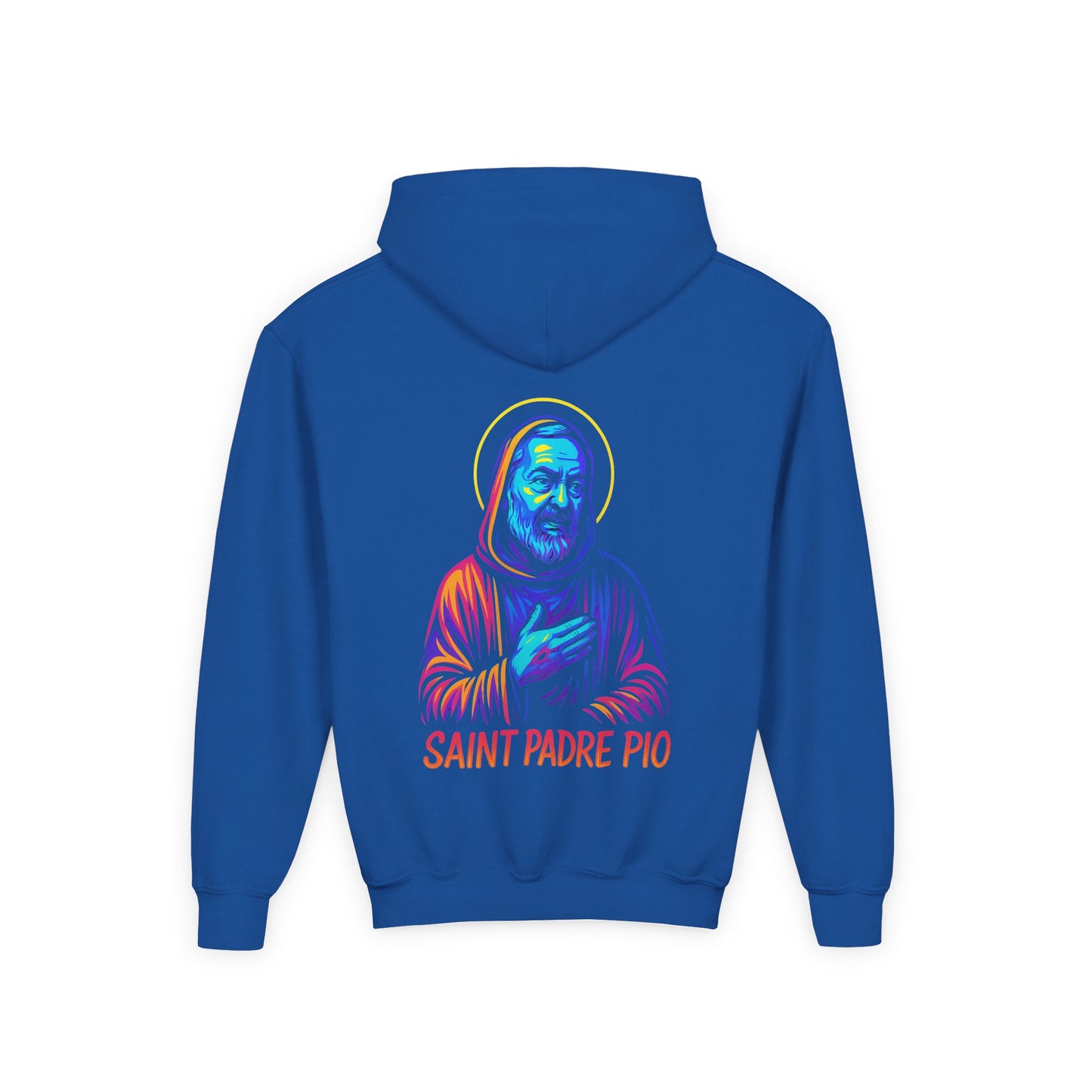 St. Padre Pio Youth Hoodie | Catholic Streetwear for Kids