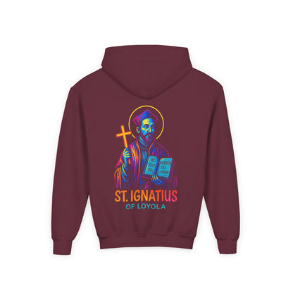 St. Ignatius of Loyola | Kids Catholic Hoodie | AMDG