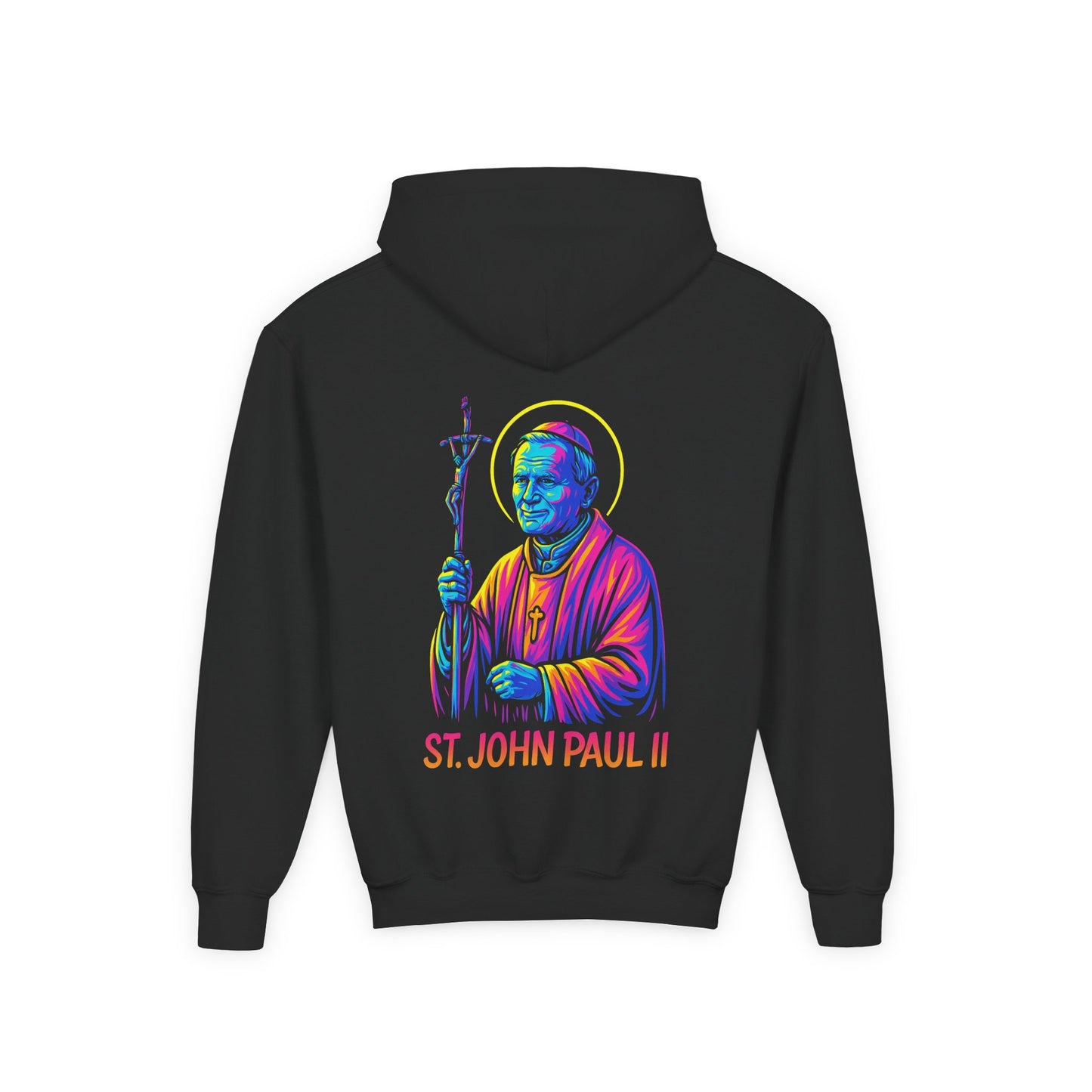 St. John Paul II Youth Hoodie | Catholic Streetwear for Kids