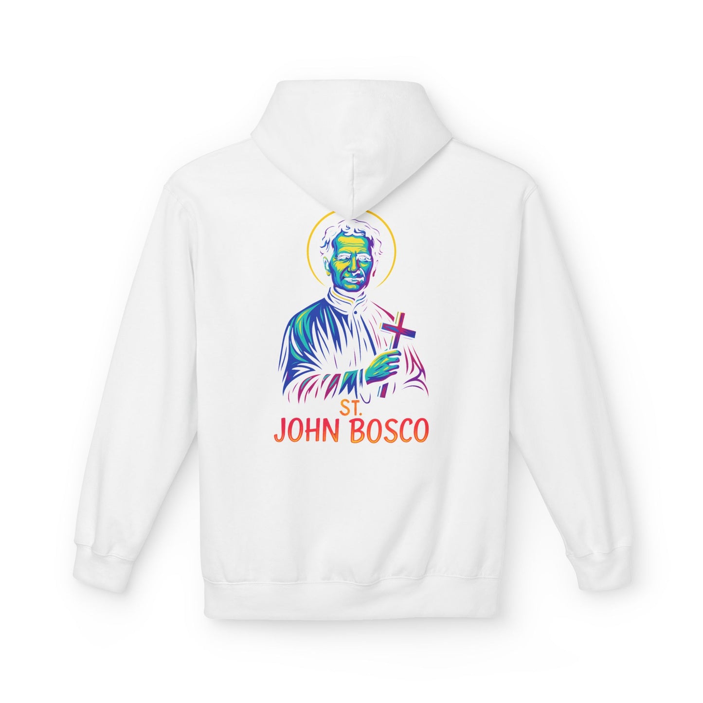 St. John Bosco Neon Hoodie | Catholic Streetwear – Faith, Hustle & Hope for the Youth