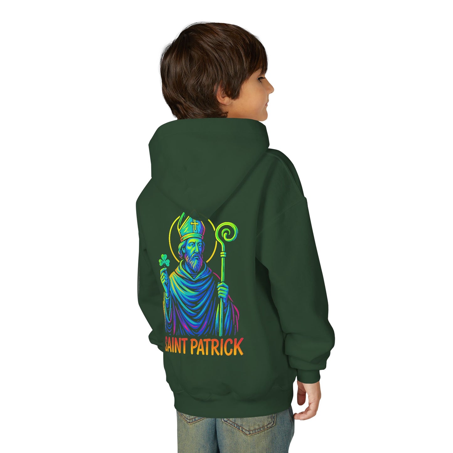 St. Patrick Youth Hoodie | Catholic Streetwear for Kids