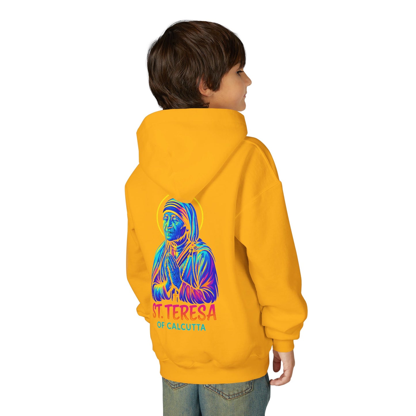 St. Teresa of Calcutta Youth Hoodie | Catholic Streetwear for Kids