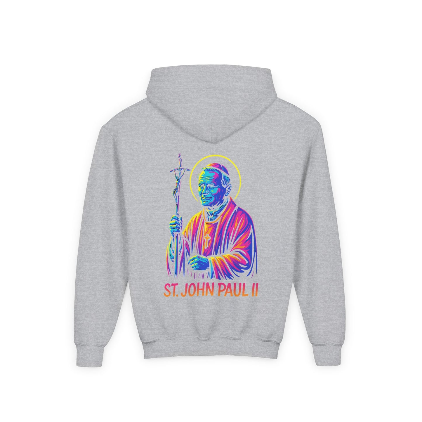 St. John Paul II Youth Hoodie | Catholic Streetwear for Kids