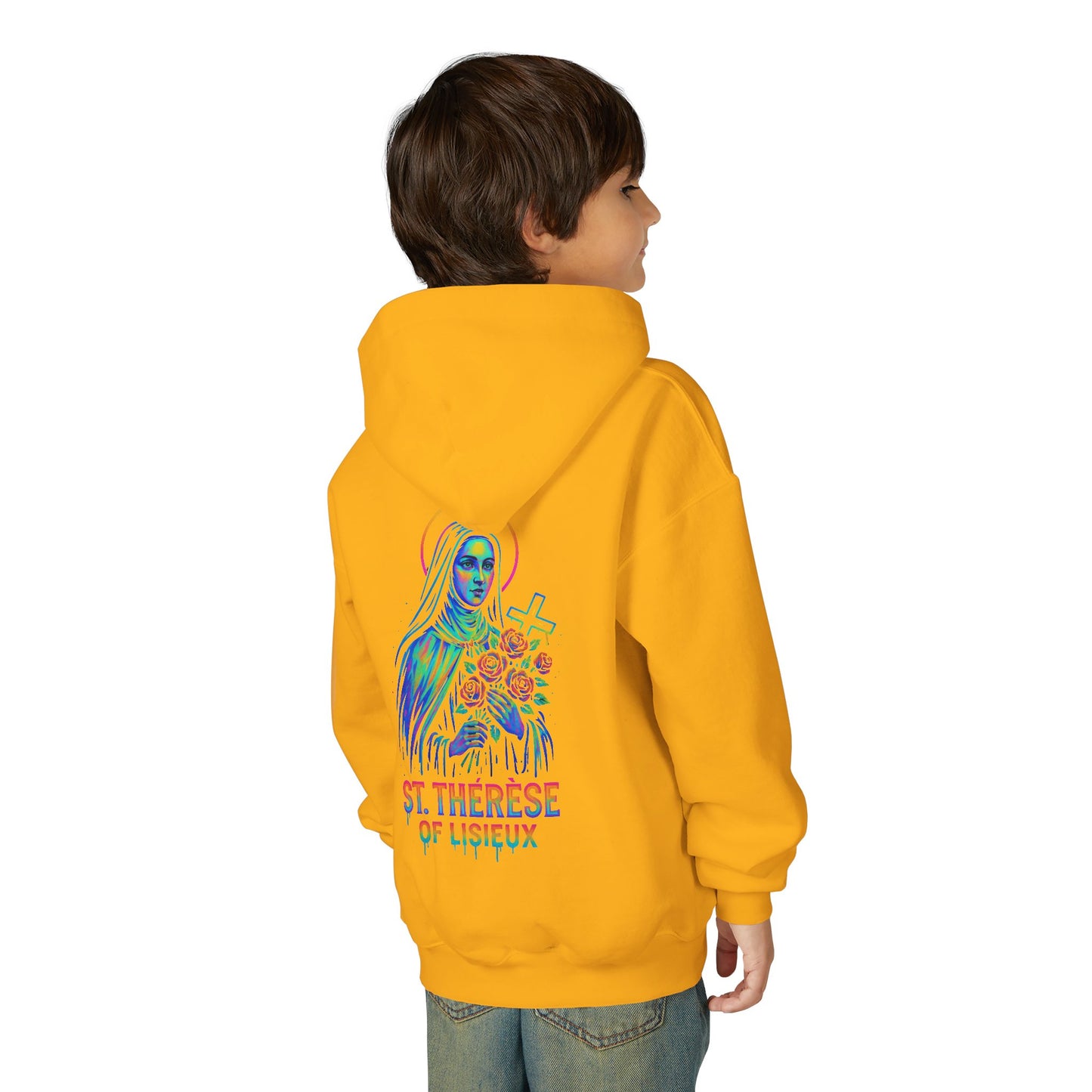St. Thérèse of Lisieux Youth Hoodie | Catholic Streetwear for Kids