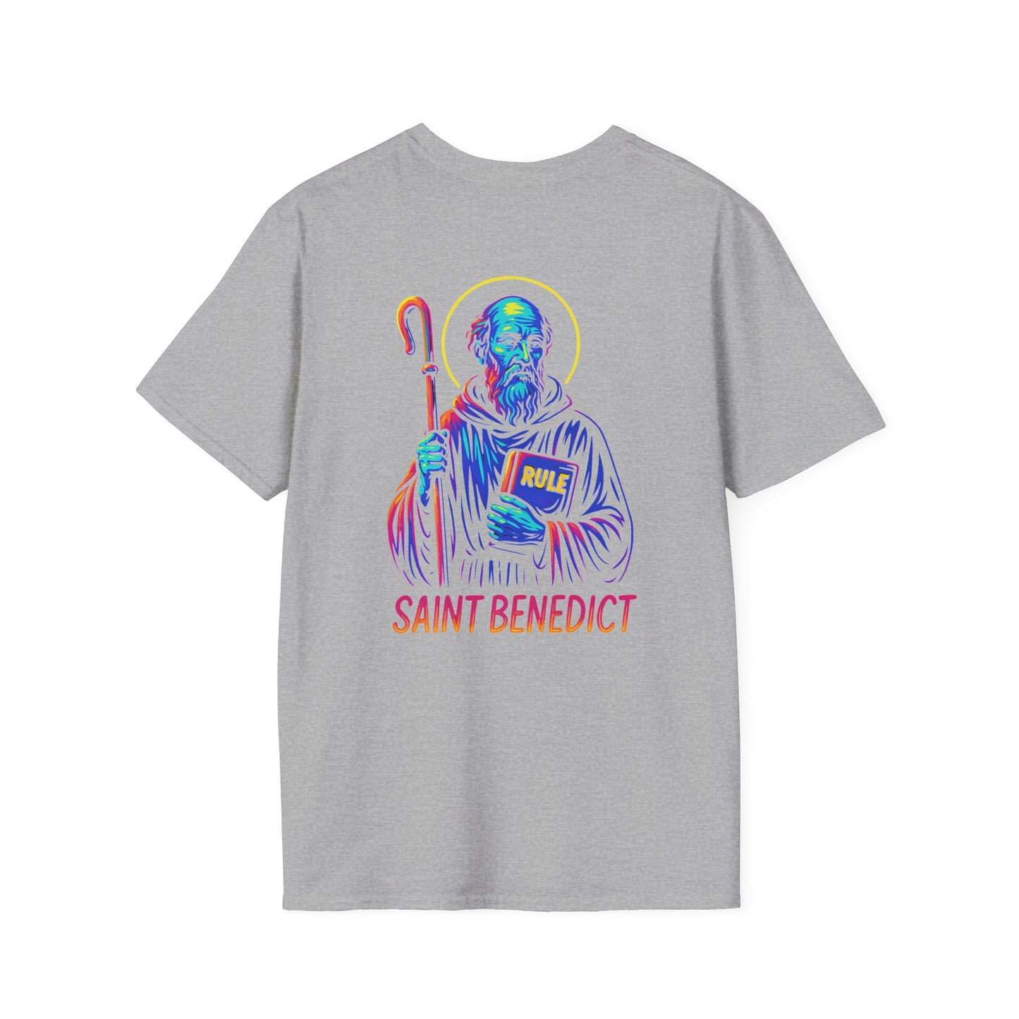 St. Benedict T-Shirt | Catholic Streetwear | Faith-Inspired Apparel