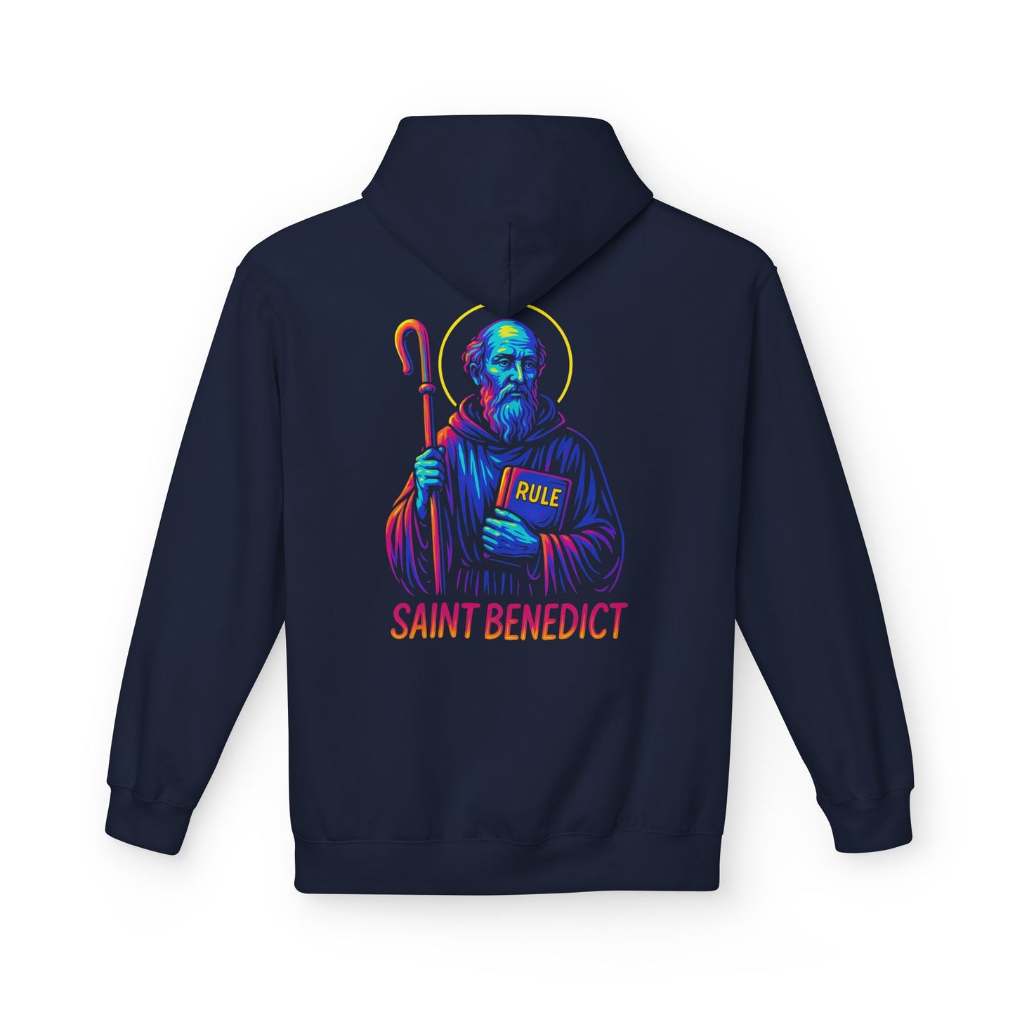 St. Benedict Hoodie | Catholic Saint Hoodie | Christian Streetwear | Patron Saint Gift