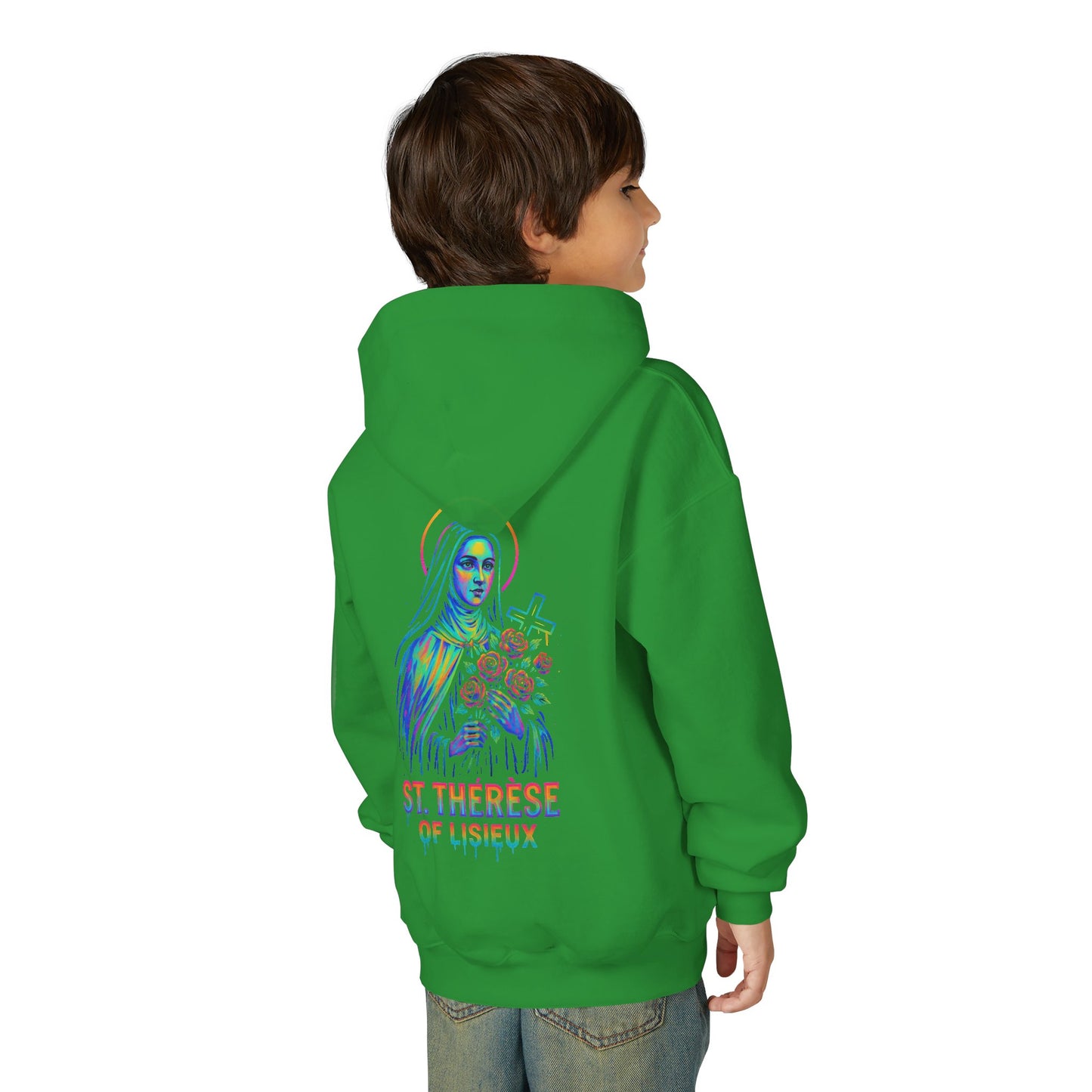 St. Thérèse of Lisieux Youth Hoodie | Catholic Streetwear for Kids