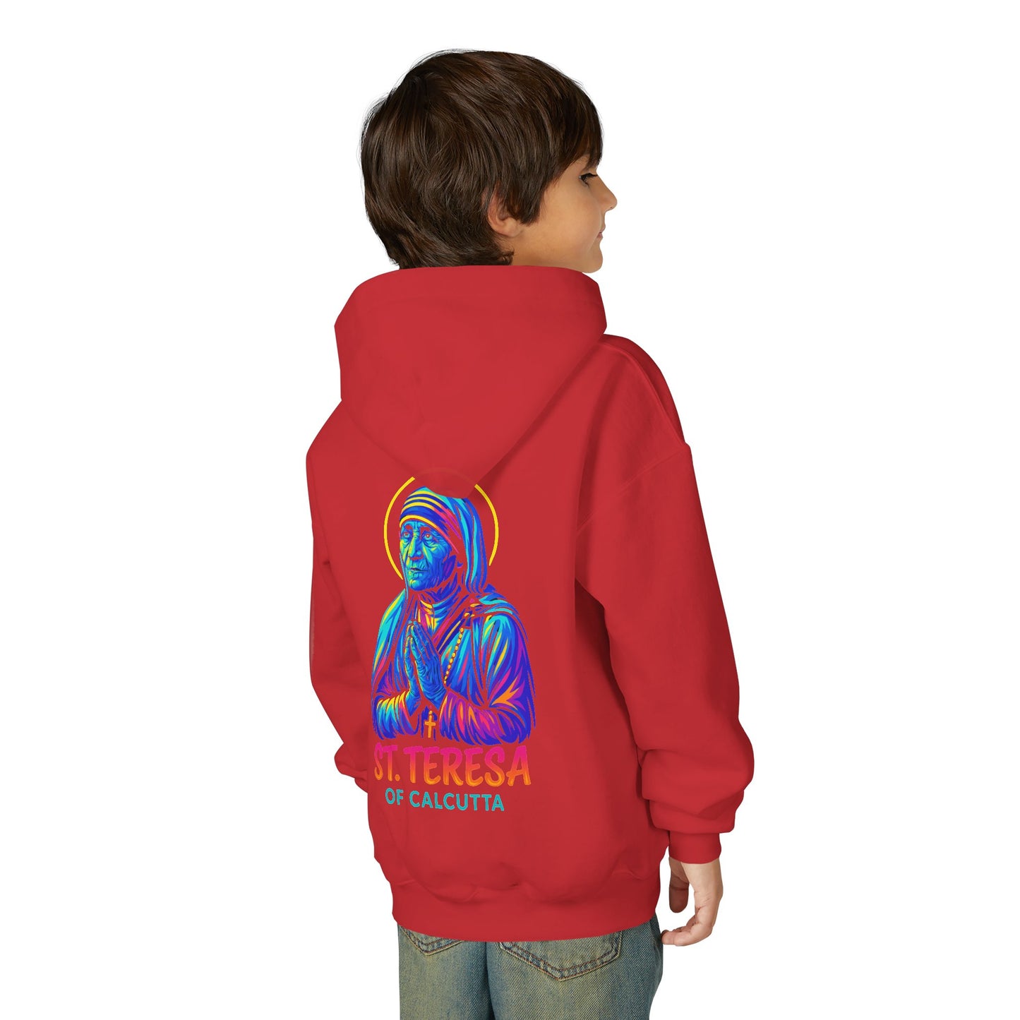 St. Teresa of Calcutta Youth Hoodie | Catholic Streetwear for Kids