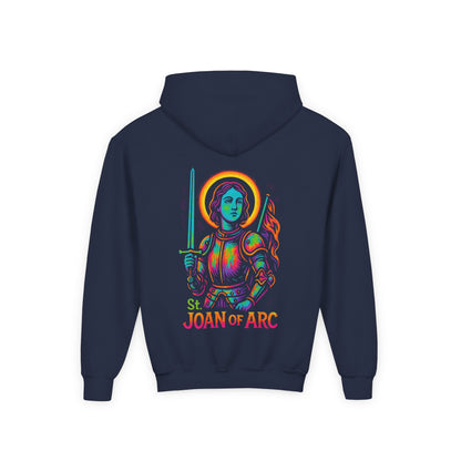 St. Joan of Arc | Kids Catholic Hoodie | Warrior Saint