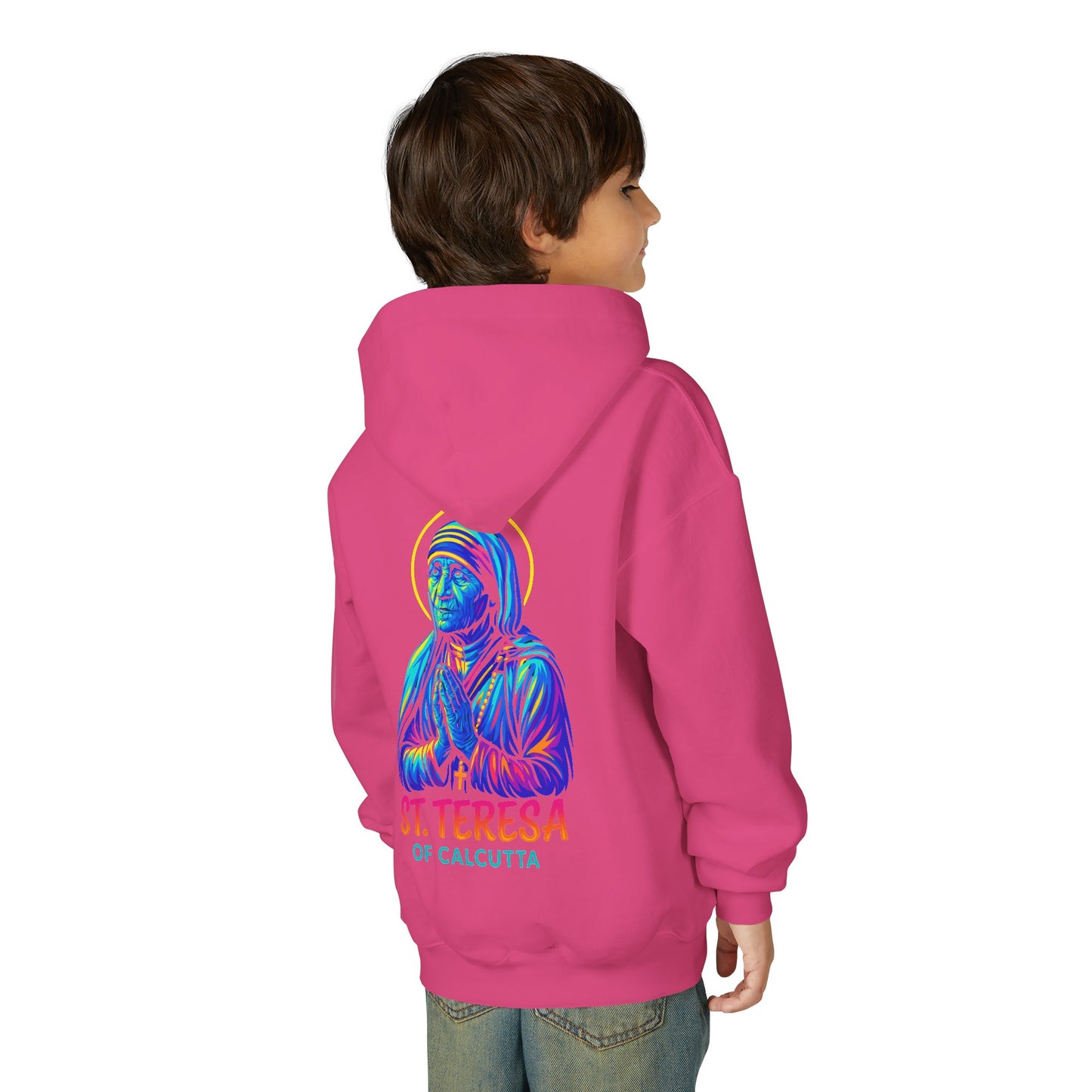 St. Teresa of Calcutta Youth Hoodie | Catholic Streetwear for Kids