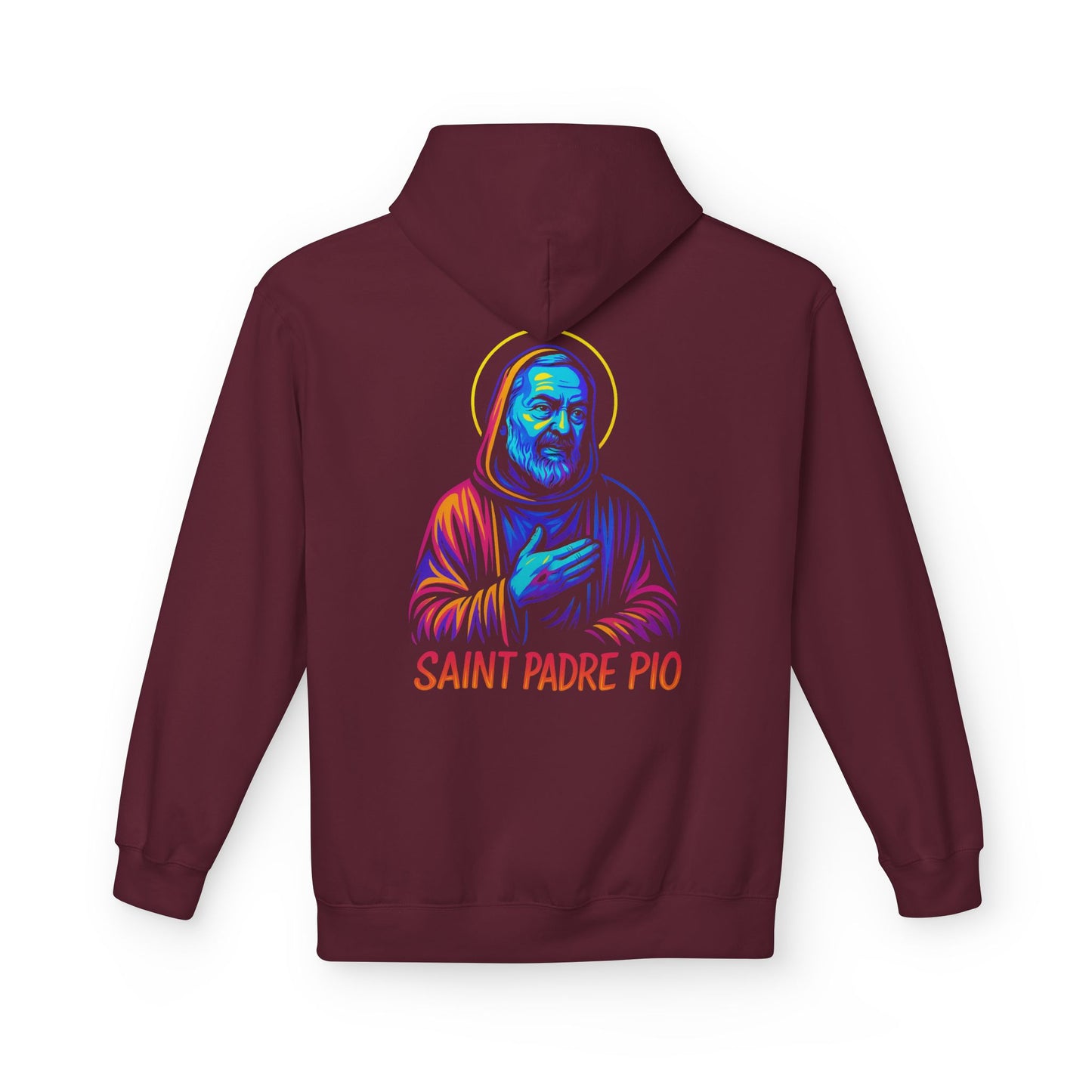 St. Padre Pio Hoodie | Catholic Saint Hoodie | Christian Streetwear | Patron Saint Gift