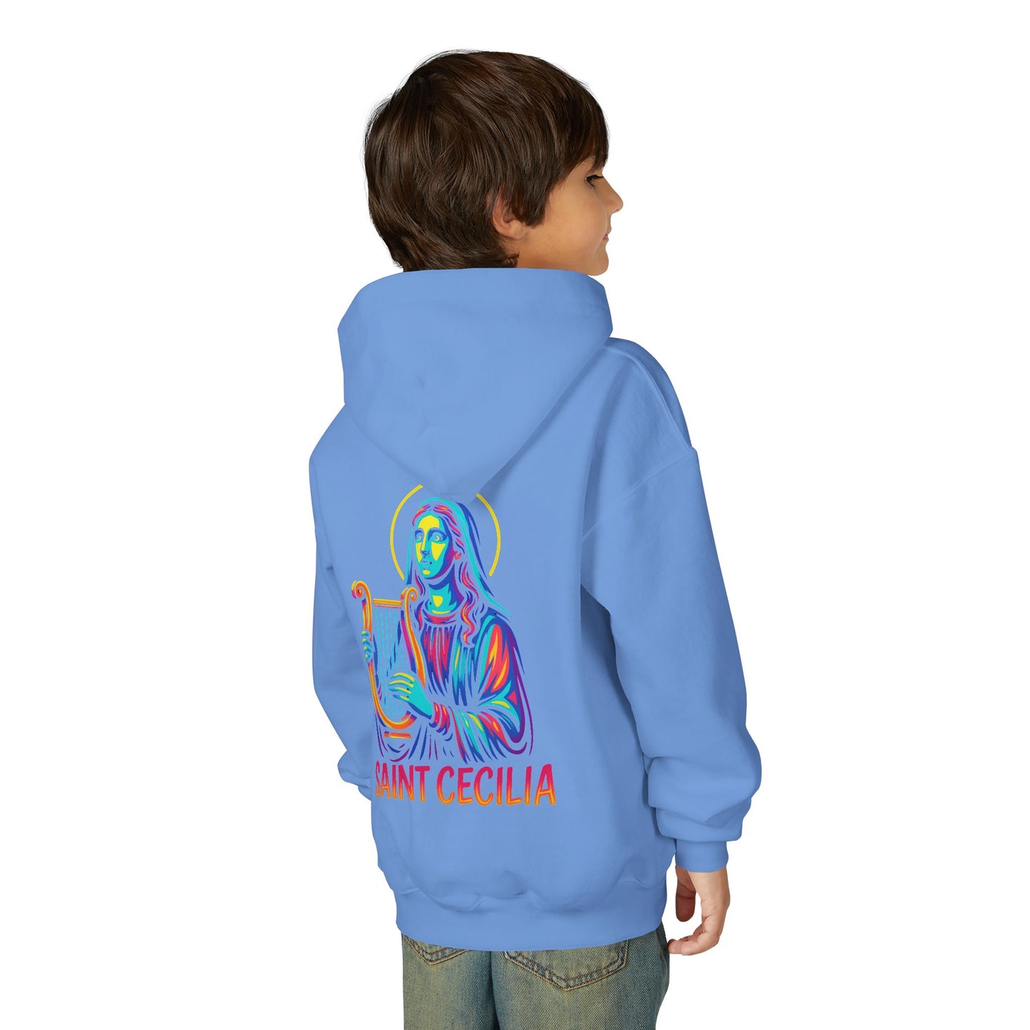 St. Cecilia Youth Hoodie | Catholic Streetwear for Kids