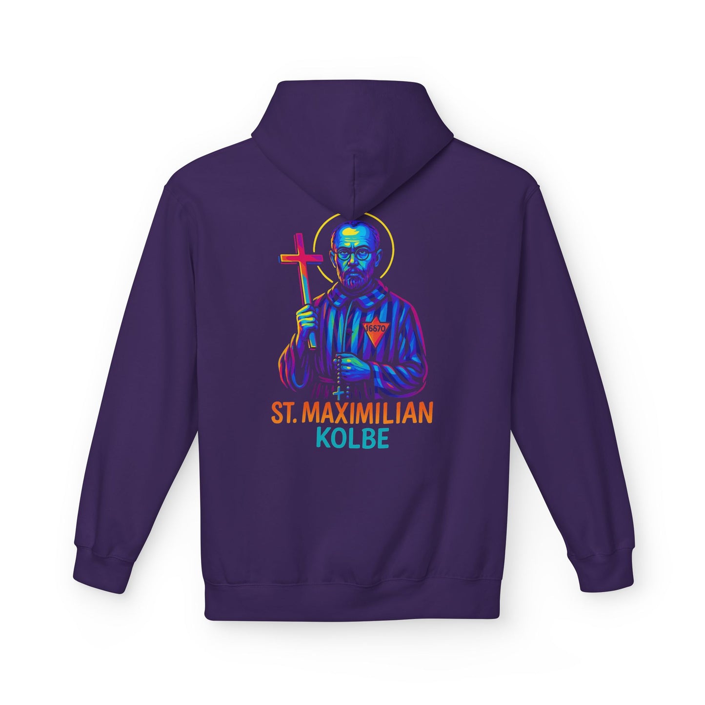 St. Maximilian Kolbe Hoodie – Catholic Saint Hoodie – Christian Streetwear