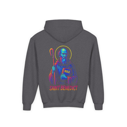 St. Benedict | Kids Catholic Hoodie | Ora et Labora