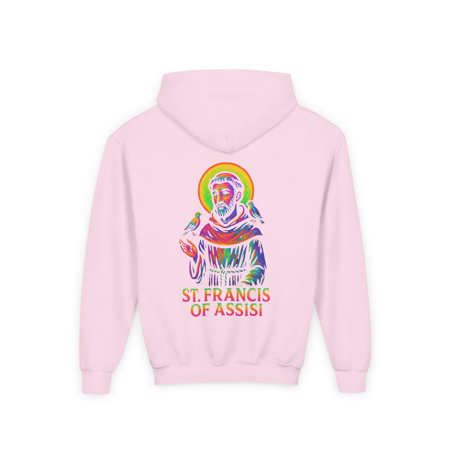 St. Francis of Assisi Youth Hoodie | Catholic Streetwear for Kids