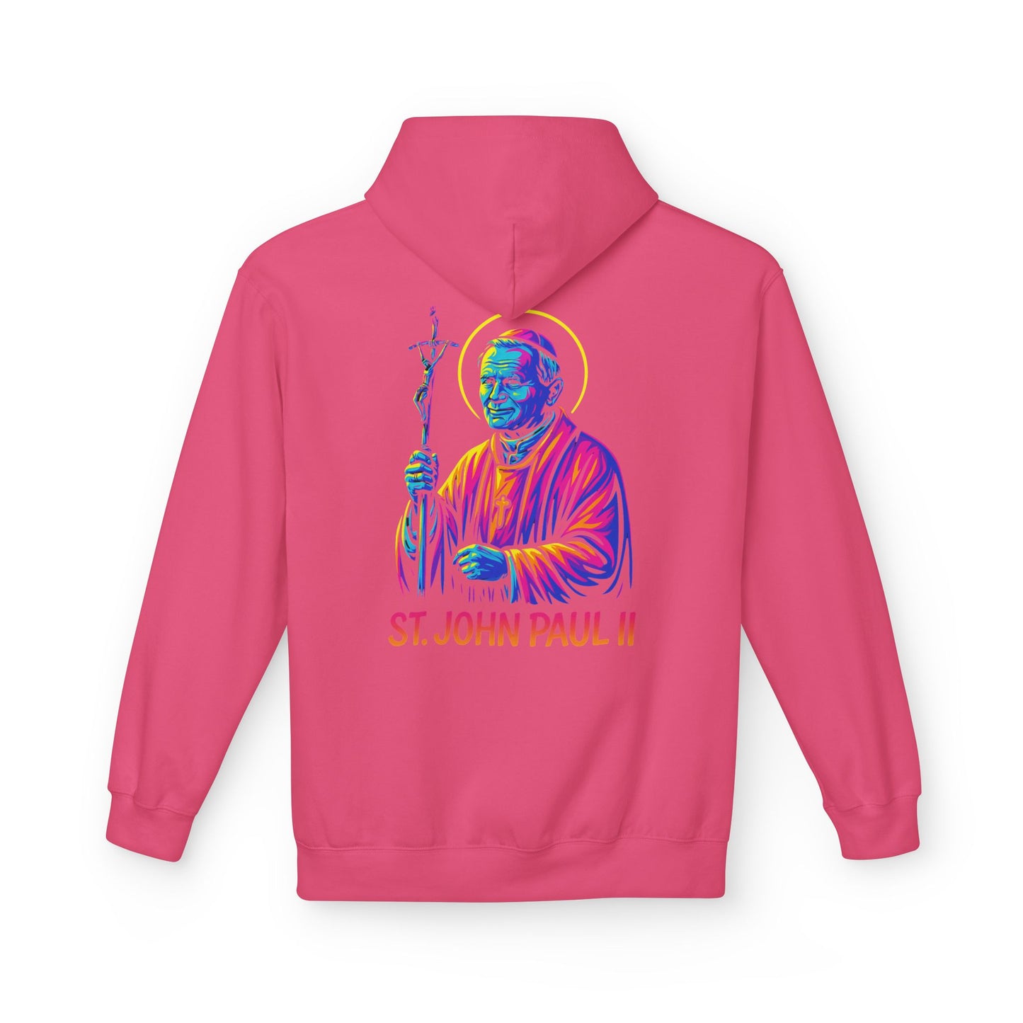 St. John Paul II Hoodie | Catholic Saint Hoodie | Christian Streetwear | Patron Saint Gift