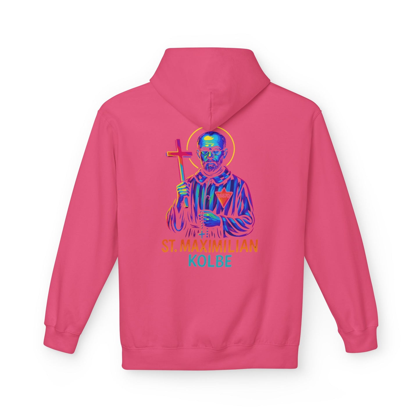 St. Maximilian Kolbe Hoodie – Catholic Saint Hoodie – Christian Streetwear