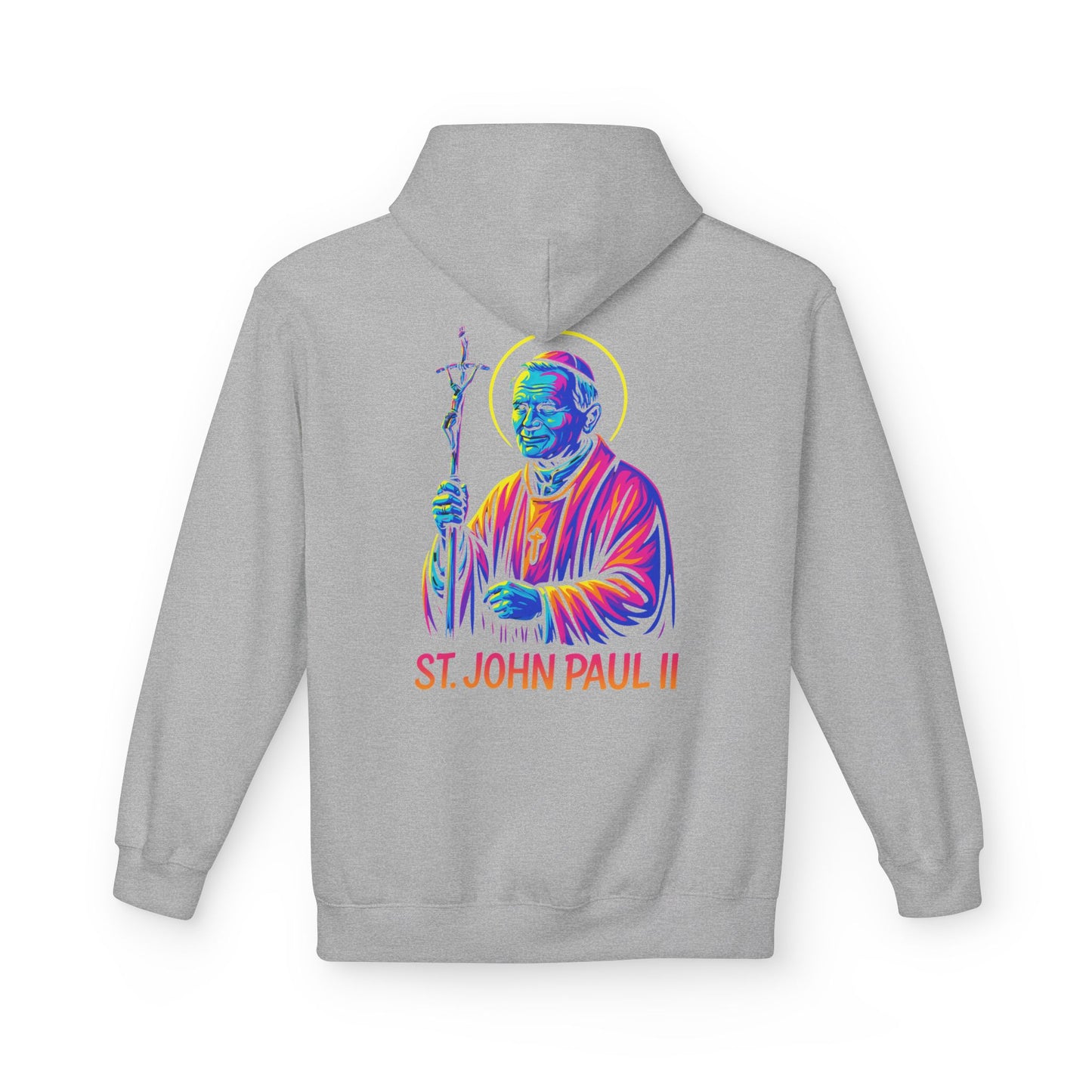 St. John Paul II Hoodie | Catholic Saint Hoodie | Christian Streetwear | Patron Saint Gift