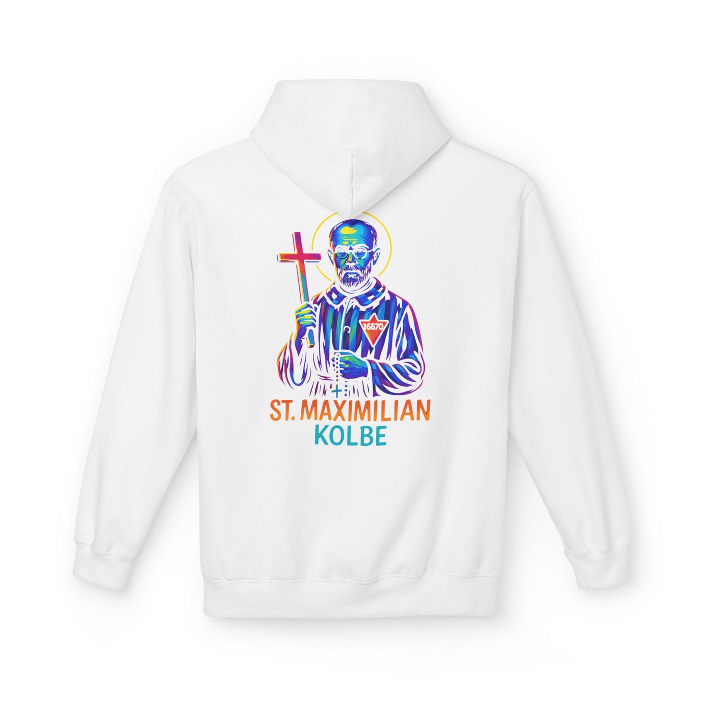 St. Maximilian Kolbe Hoodie – Catholic Saint Hoodie – Christian Streetwear