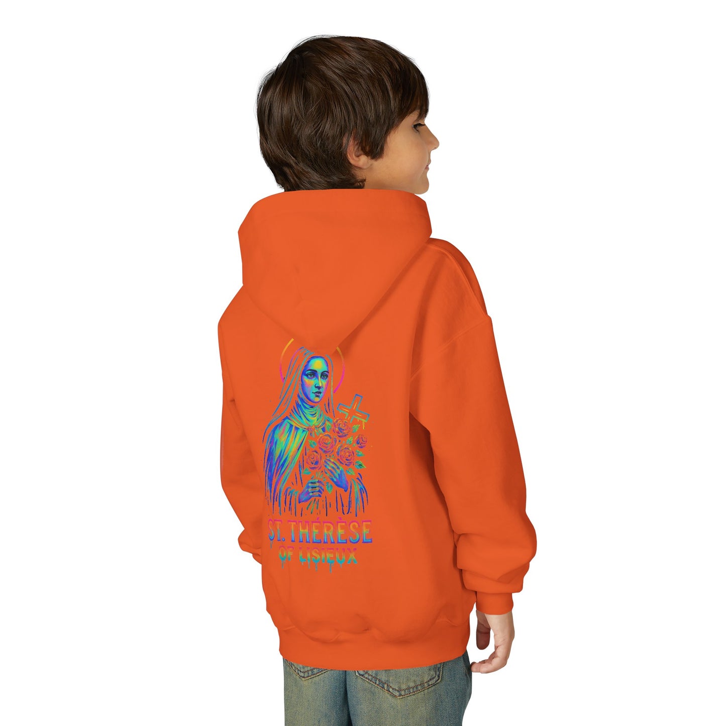 St. Thérèse of Lisieux Youth Hoodie | Catholic Streetwear for Kids