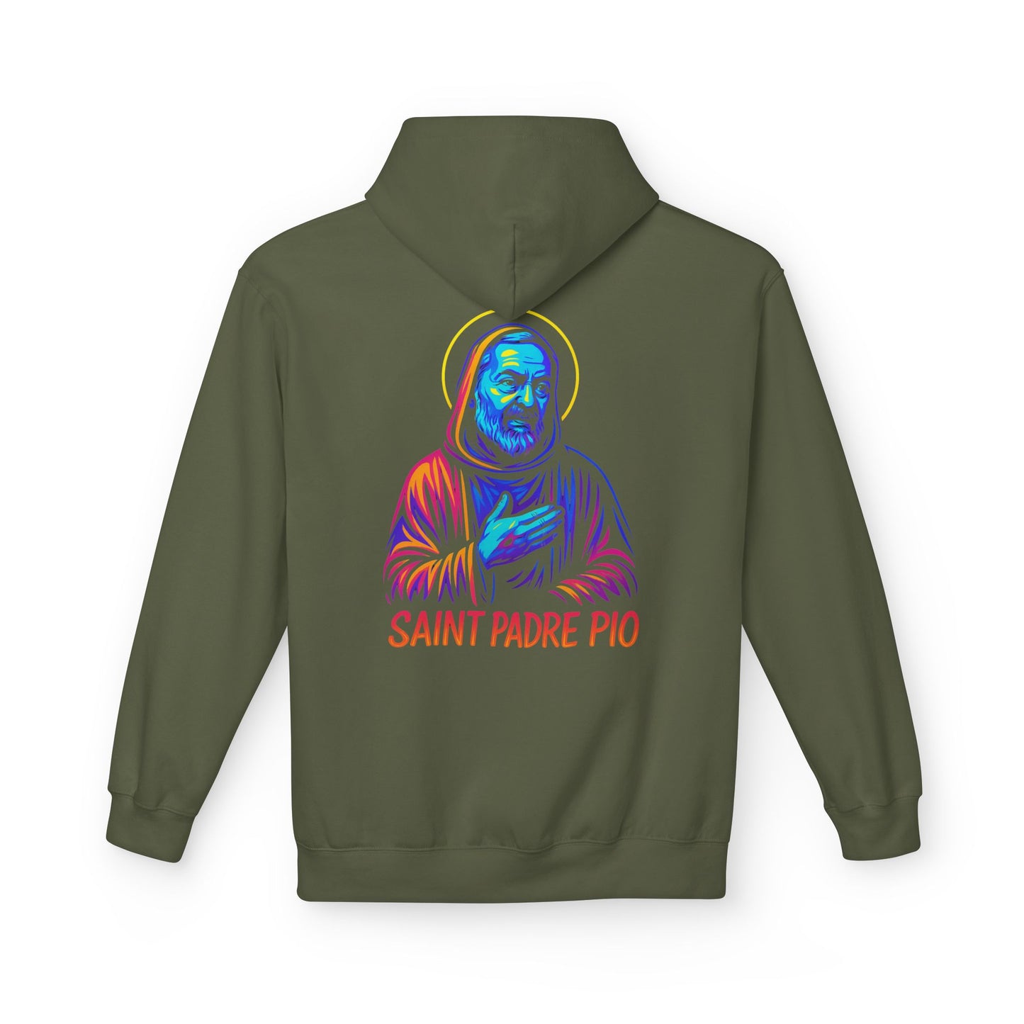 St. Padre Pio Hoodie | Catholic Saint Hoodie | Christian Streetwear | Patron Saint Gift