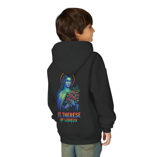 St. Thérèse of Lisieux Youth Hoodie | Catholic Streetwear for Kids