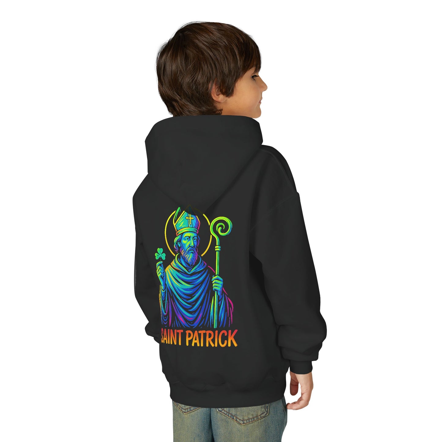 St. Patrick Youth Hoodie | Catholic Streetwear for Kids