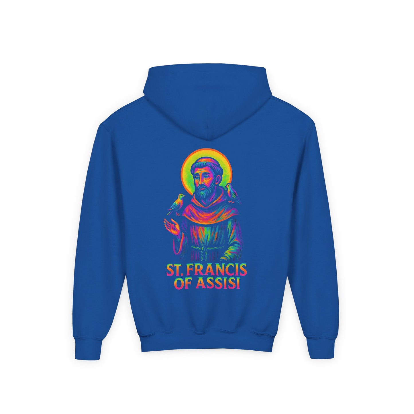 St. Francis of Assisi Youth Hoodie | Catholic Streetwear for Kids