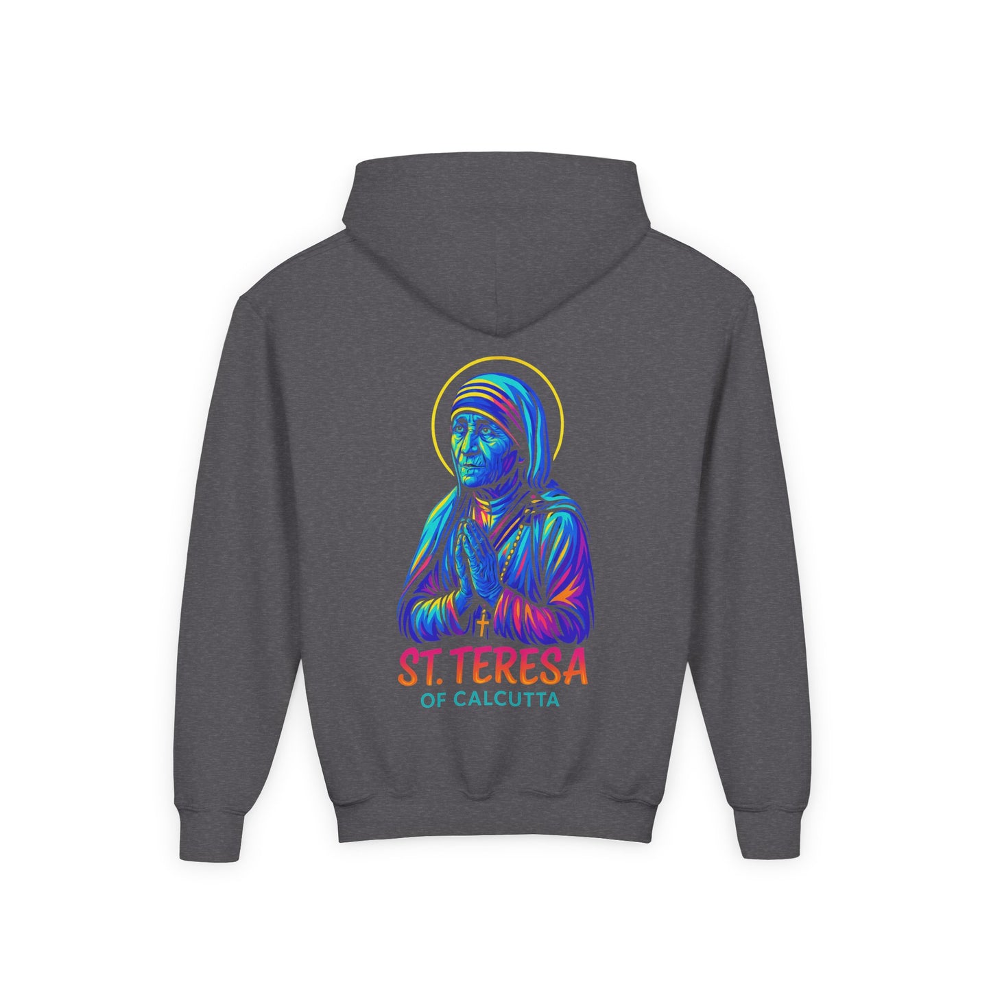 St. Teresa of Calcutta Youth Hoodie | Catholic Streetwear for Kids